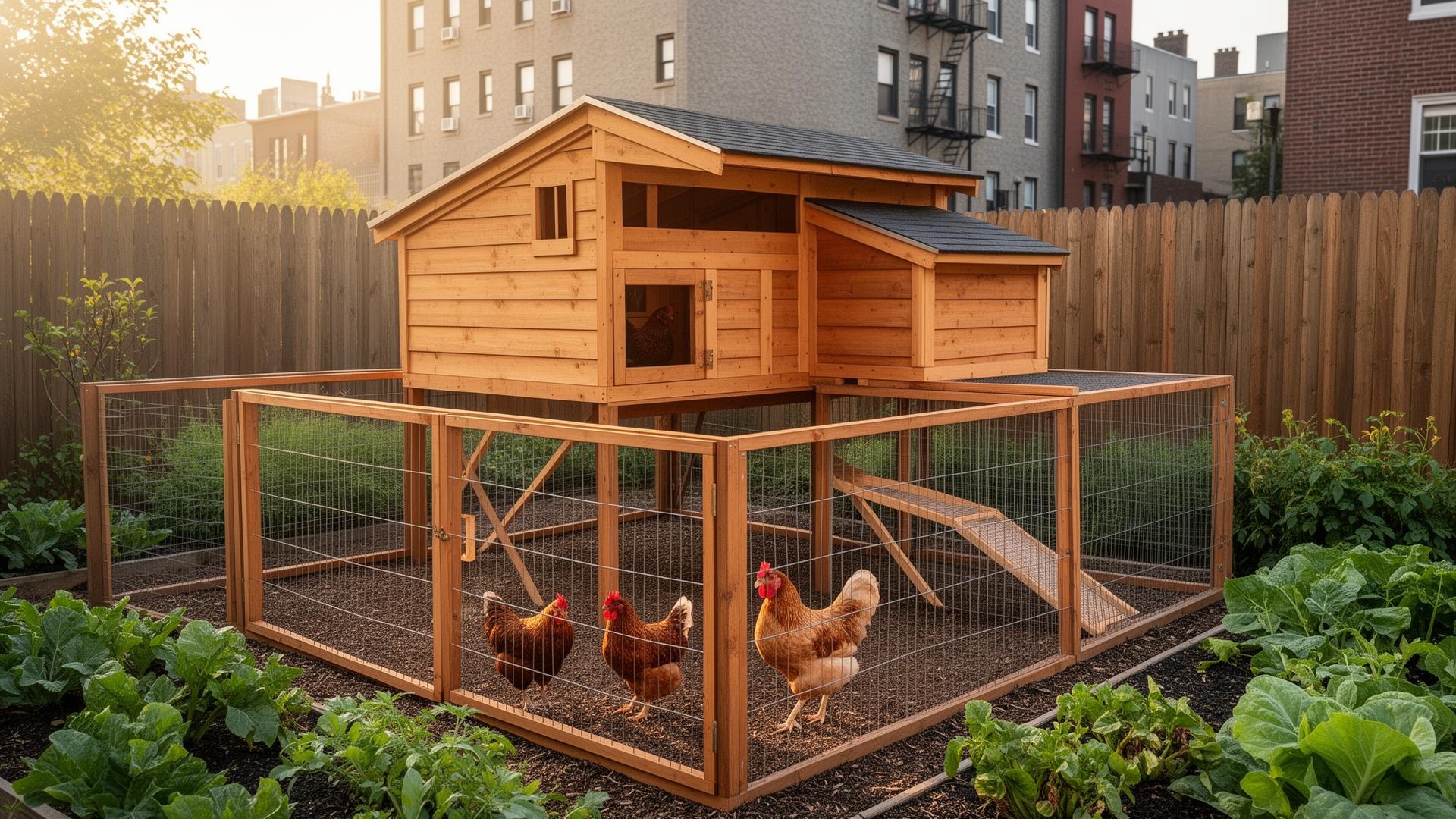 Small Backyard Chicken Coop Plans: Yards Under 500 sq ft