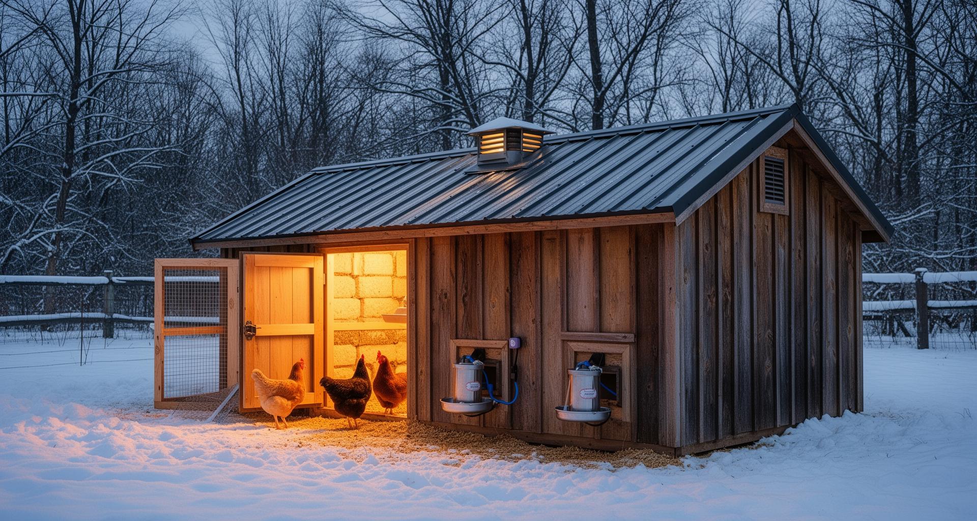Winter Chicken Coop Guide: Insulation & Cold Weather Tips