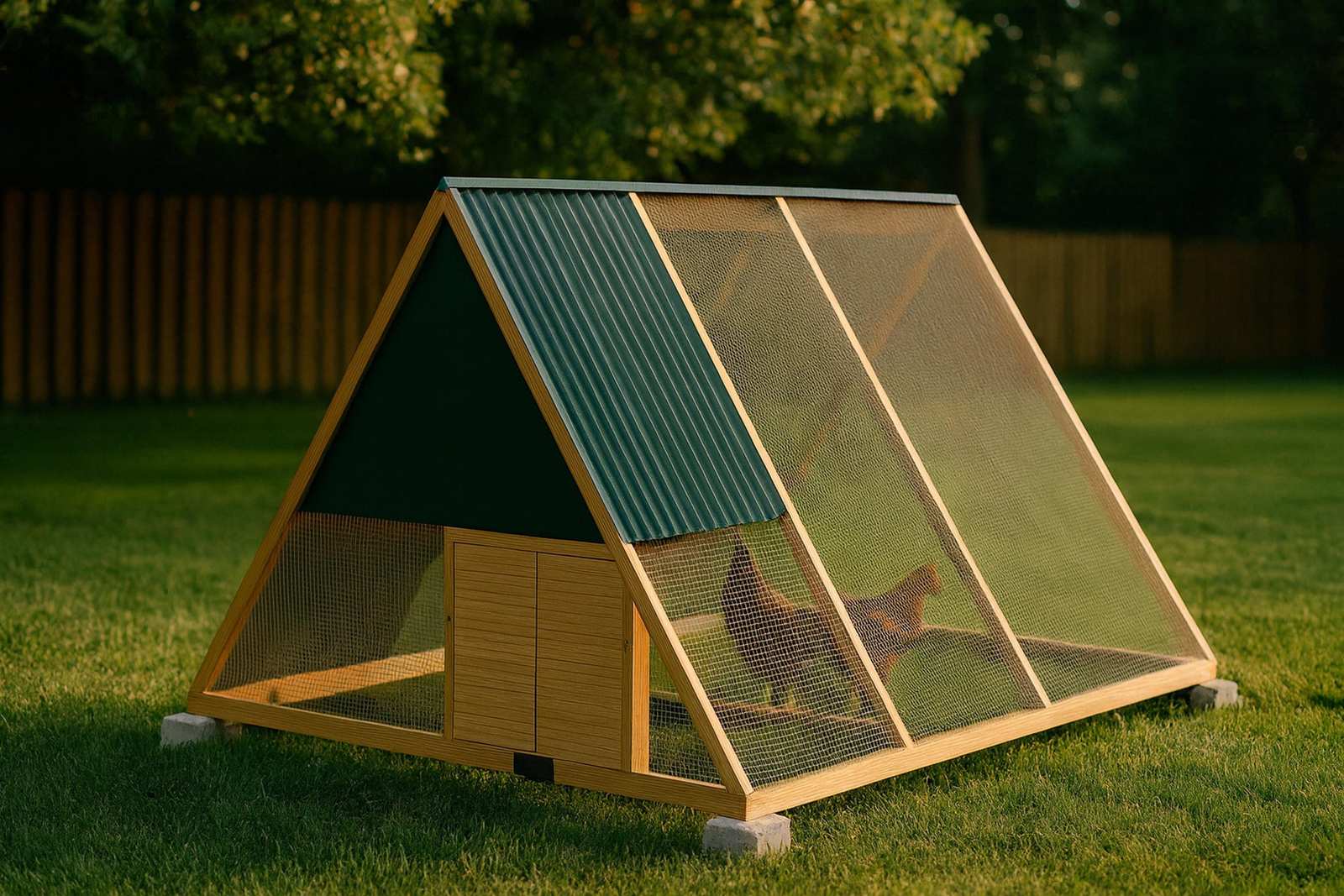 6x10 A-Frame Chicken Tractor plans